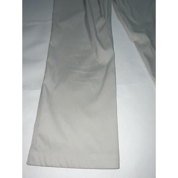 Nike Golf Dri Fit Pants Mens 32x30 Light Beige Bone Stretch Flat Front Logo READ - Picture 10 of 16
